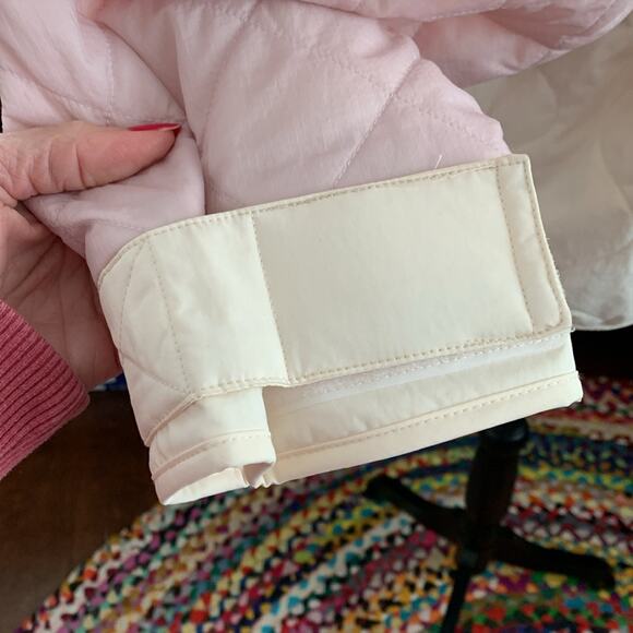 Free People Movement Landscape View Hot Pinky Orange & Cream Ski Jacket - Picture 5 of 7